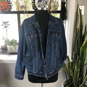 Dark Denim Jean Jacket XXL
